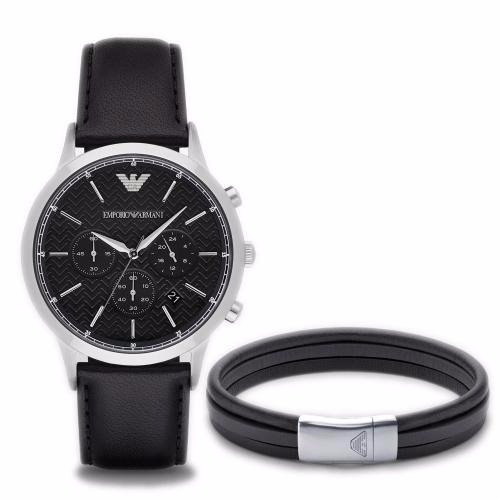 Oiritaly Armbanduhr Quarz Herr Emporio Armani AR8034 Qualcomm Uhren